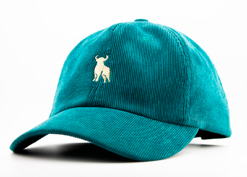 Cachucha en pana verde