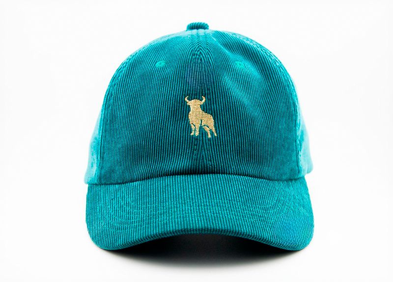 Cachucha en pana verde