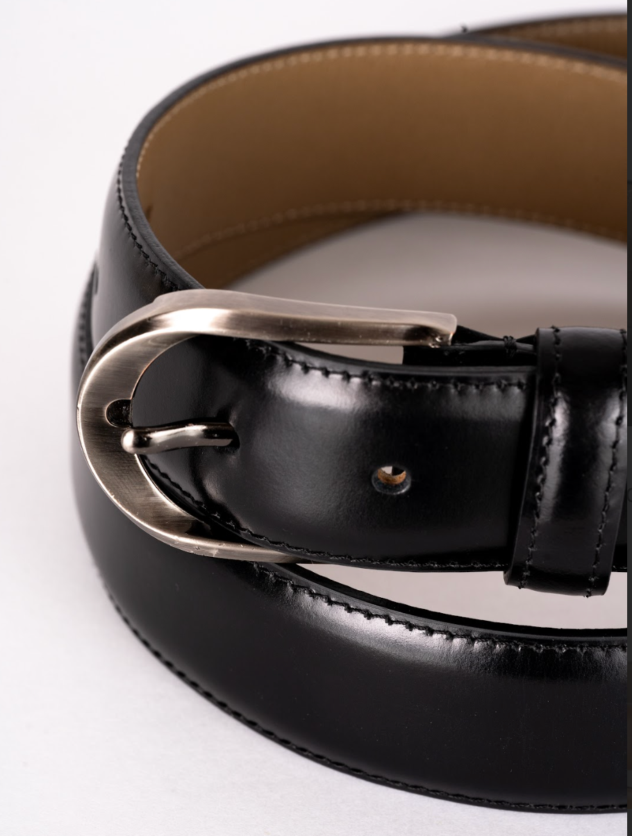 Cinturon de cuero - Negro